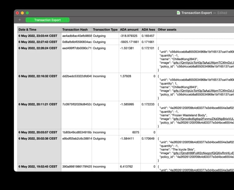 How to use the Cardano Wallet Exporter